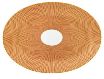 Oval dish medium orange - Raynaud
